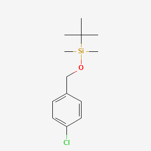 molecular formula C13H21ClOSi B14072146 tert-Butyldimethyl(4-chlorobenzyloxy)silane CAS No. 256521-85-4