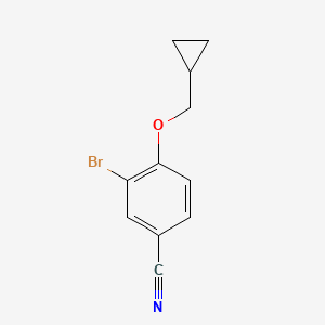 3-Bromo-4-(cyclopropylmethoxy)benzonitrile