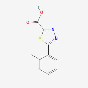 5-(2-Methylphenyl)-1,3,4-thiadiazole-2-carboxylic acid