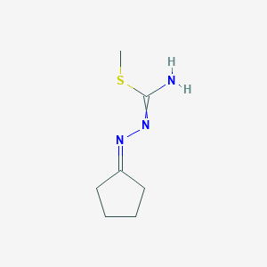 methyl N'-(cyclopentylideneamino)carbamimidothioate