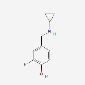 4-((Cyclopropylamino)methyl)-2-fluorophenol