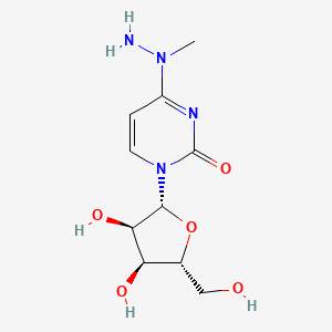 molecular formula C10H16N4O5 B14072173 N-Amino-N-methylcytidine CAS No. 100997-68-0