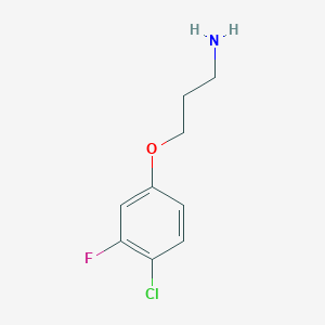 3-(4-Chloro-3-fluorophenoxy)propan-1-amine