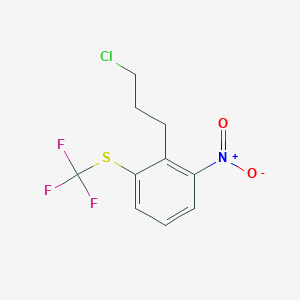 1-(3-Chloropropyl)-2-nitro-6-(trifluoromethylthio)benzene