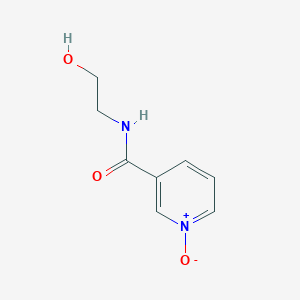 3-Pyridinecarboxamide, N-(2-hydroxyethyl)-, 1-oxide