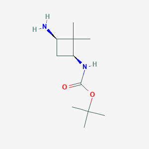 tert-butyl N-[(1S,3R)-3-amino-2,2-dimethylcyclobutyl]carbamate