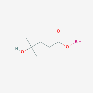 molecular formula C6H11KO3 B1407267 Potassium 4-hydroxy-4-methylpentanoate CAS No. 1607261-66-4
