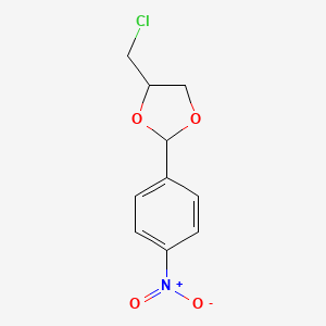 4-(Chloromethyl)-2-(4-nitrophenyl)-1,3-dioxolane