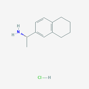 (1S)-1-(5,6,7,8-tetrahydronaphthalen-2-yl)ethan-1-amine hydrochloride
