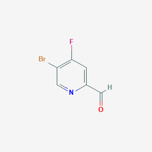 5-Bromo-4-fluoropicolinaldehyde