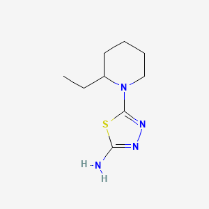5-(2-Ethylpiperidin-1-yl)-1,3,4-thiadiazol-2-amine