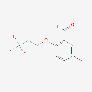 5-Fluoro-2-(3,3,3-trifluoropropoxy)benzaldehyde