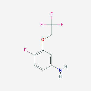4-Fluoro-3-(2,2,2-trifluoroethoxy)aniline