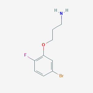 3-(5-Bromo-2-fluorophenoxy)propan-1-amine