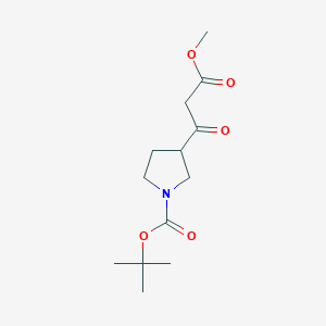 tert-Butyl 3-(3-methoxy-3-oxopropanoyl)pyrrolidine-1-carboxylate