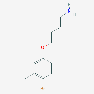4-(4-Bromo-3-methylphenoxy)butan-1-amine