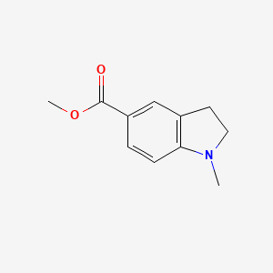 molecular formula C11H13NO2 B1407292 Methyl 1-Methylindoline-5-carboxylate CAS No. 1521656-37-0