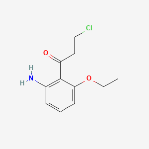 1-(2-Amino-6-ethoxyphenyl)-3-chloropropan-1-one