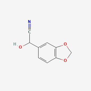 2-(1,3-Benzodioxol-5-yl)-2-hydroxyacetonitrile