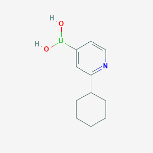 (2-Cyclohexylpyridin-4-yl)boronic acid