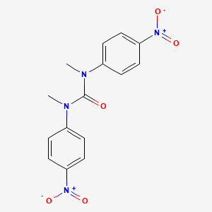 B14073178 N,N'-Dimethyl-N,N'-bis(4-nitrophenyl)urea CAS No. 34594-47-3