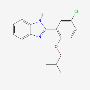 1H-Benzimidazole, 2-[5-chloro-2-(2-methylpropoxy)phenyl]-