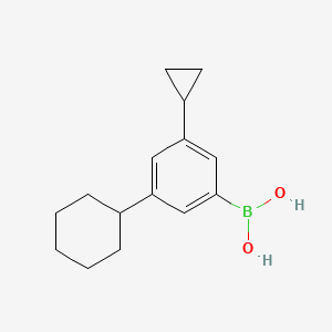 (3-Cyclohexyl-5-cyclopropylphenyl)boronic acid