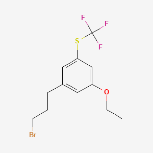 1-(3-Bromopropyl)-3-ethoxy-5-(trifluoromethylthio)benzene