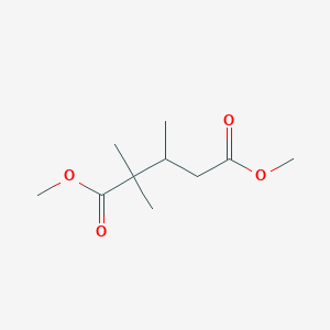 Dimethyl 2,2,3-trimethylpentanedioate