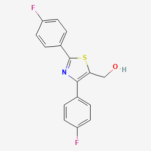 (2,4-Bis(4-fluorophenyl)thiazol-5-yl)methanol