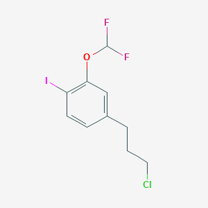 1-(3-Chloropropyl)-3-(difluoromethoxy)-4-iodobenzene