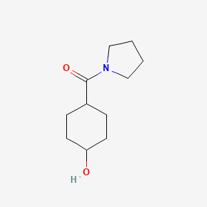 molecular formula C11H19NO2 B1407329 trans (4-Hydroxycyclohexyl)-pyrrolidin-1-yl-methanone CAS No. 1932817-37-2