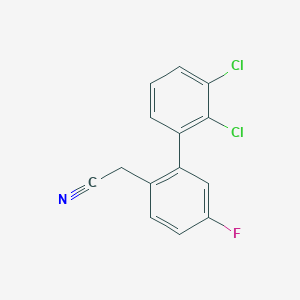 (2',3'-Dichloro-5-fluoro-biphenyl-2-yl)-acetonitrile