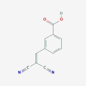 molecular formula C11H6N2O2 B14073348 3-(2,2-Dicyanoethenyl)benzoic acid CAS No. 61471-44-1