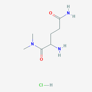 molecular formula C7H16ClN3O2 B1407337 N1,N1-Dimethylglutamamide hydrochloride CAS No. 1869203-51-9