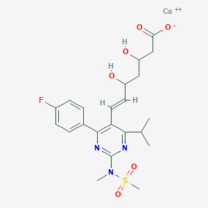 Monocalcium mono((E)-7-(4-(4-fluorophenyl)-6-isopropyl-2-(N-methylmethylsulfonamido)pyrimidin-5-yl)-3,5-dihydroxyhept-6-enoate)