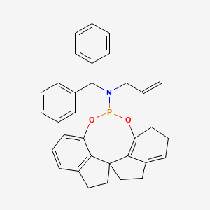 N-benzhydryl-N-prop-2-enyl-1,2,4,5,6,7-hexahydroiindeno[7,1-de:1',7'-fg][1,3,2]dioxaphosphocin-12-amine