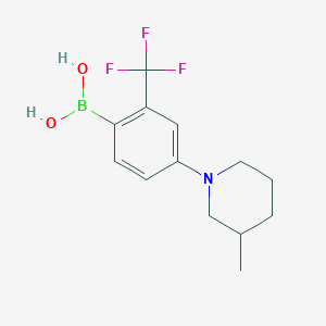 (4-(3-Methylpiperidin-1-yl)-2-(trifluoromethyl)phenyl)boronic acid