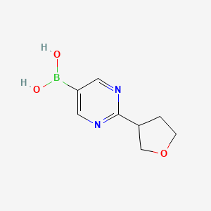 (2-(Tetrahydrofuran-3-yl)pyrimidin-5-yl)boronic acid