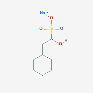 molecular formula C8H15NaO4S B1407349 Sodium 2-cyclohexyl-1-hydroxyethanesulfonate CAS No. 1697697-05-4
