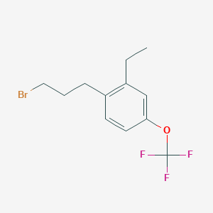 1-(3-Bromopropyl)-2-ethyl-4-(trifluoromethoxy)benzene