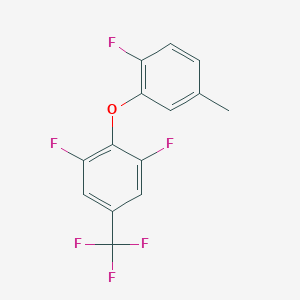 1,3-Difluoro-2-(2-fluoro-5-methyl-phenoxy)-5-(trifluoromethyl)benzene