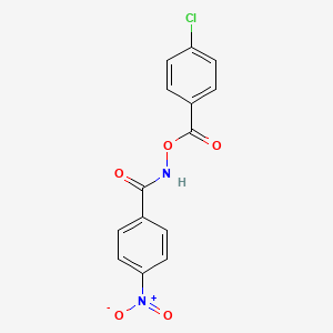 Benzamide, N-[(4-chlorobenzoyl)oxy]-4-nitro-