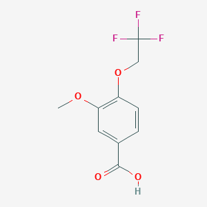 3-Methoxy-4-(2,2,2-trifluoroethoxy)benzoic acid