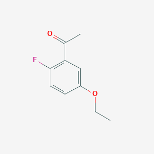 molecular formula C10H11FO2 B14073601 1-(5-Ethoxy-2-fluorophenyl)ethanone 