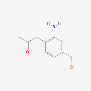 1-(2-Amino-4-(bromomethyl)phenyl)propan-2-one