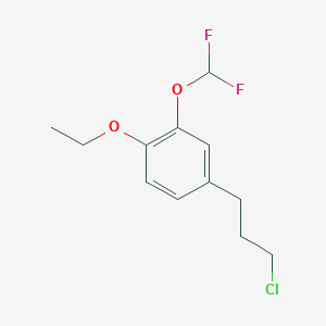 1-(3-Chloropropyl)-3-(difluoromethoxy)-4-ethoxybenzene