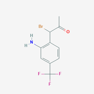 1-(2-Amino-4-(trifluoromethyl)phenyl)-1-bromopropan-2-one