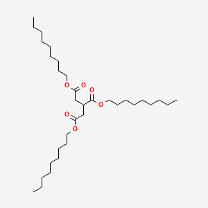 molecular formula C33H62O6 B14073807 Trinonyl propane-1,2,3-tricarboxylate CAS No. 10003-67-5