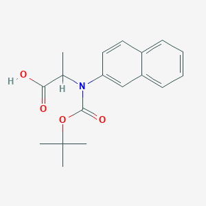 molecular formula C18H21NO4 B14073852 (S)-N-BOC-2-Naphthylalanine 